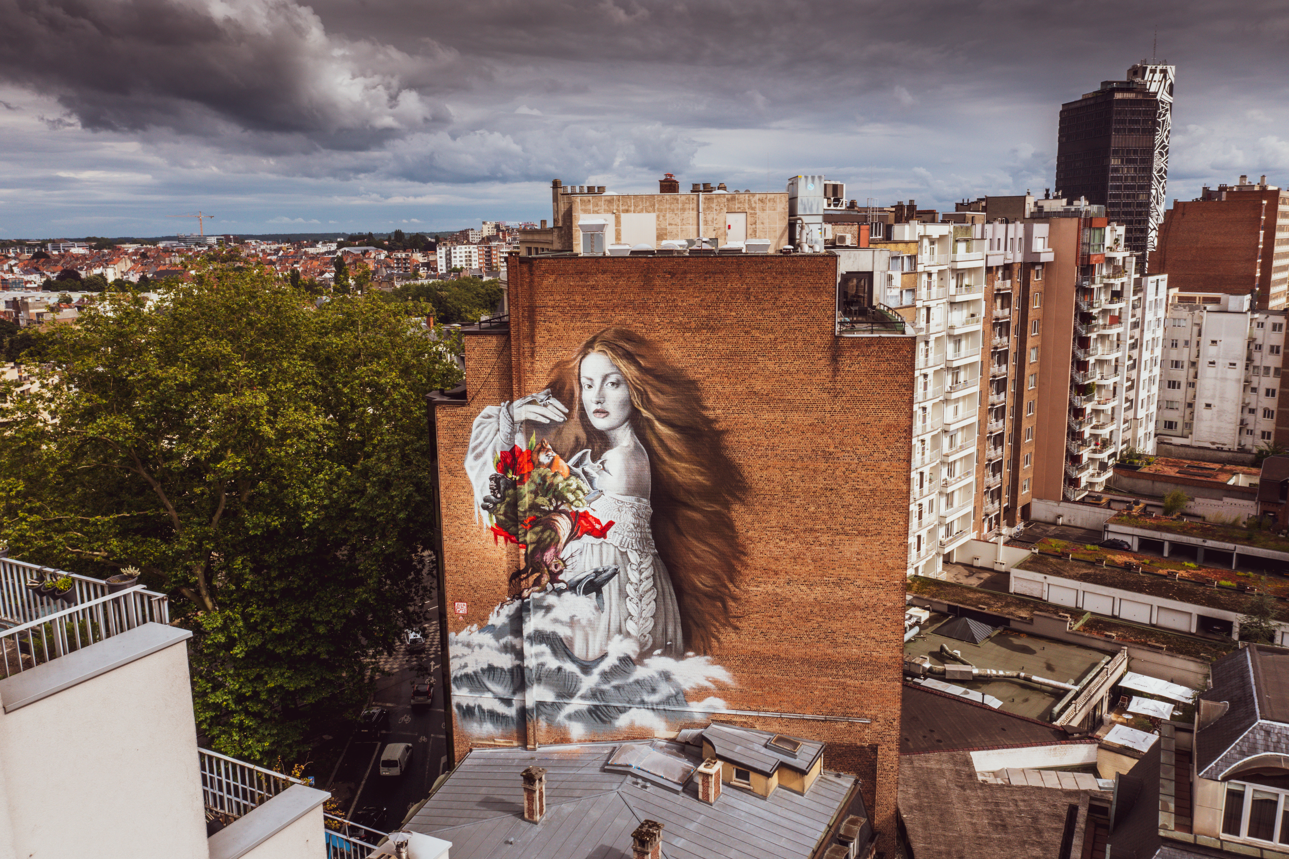 Street Art Mandkind - UN75 - Lola Goce Street Art Mandkind - UN75 - Lola Goce