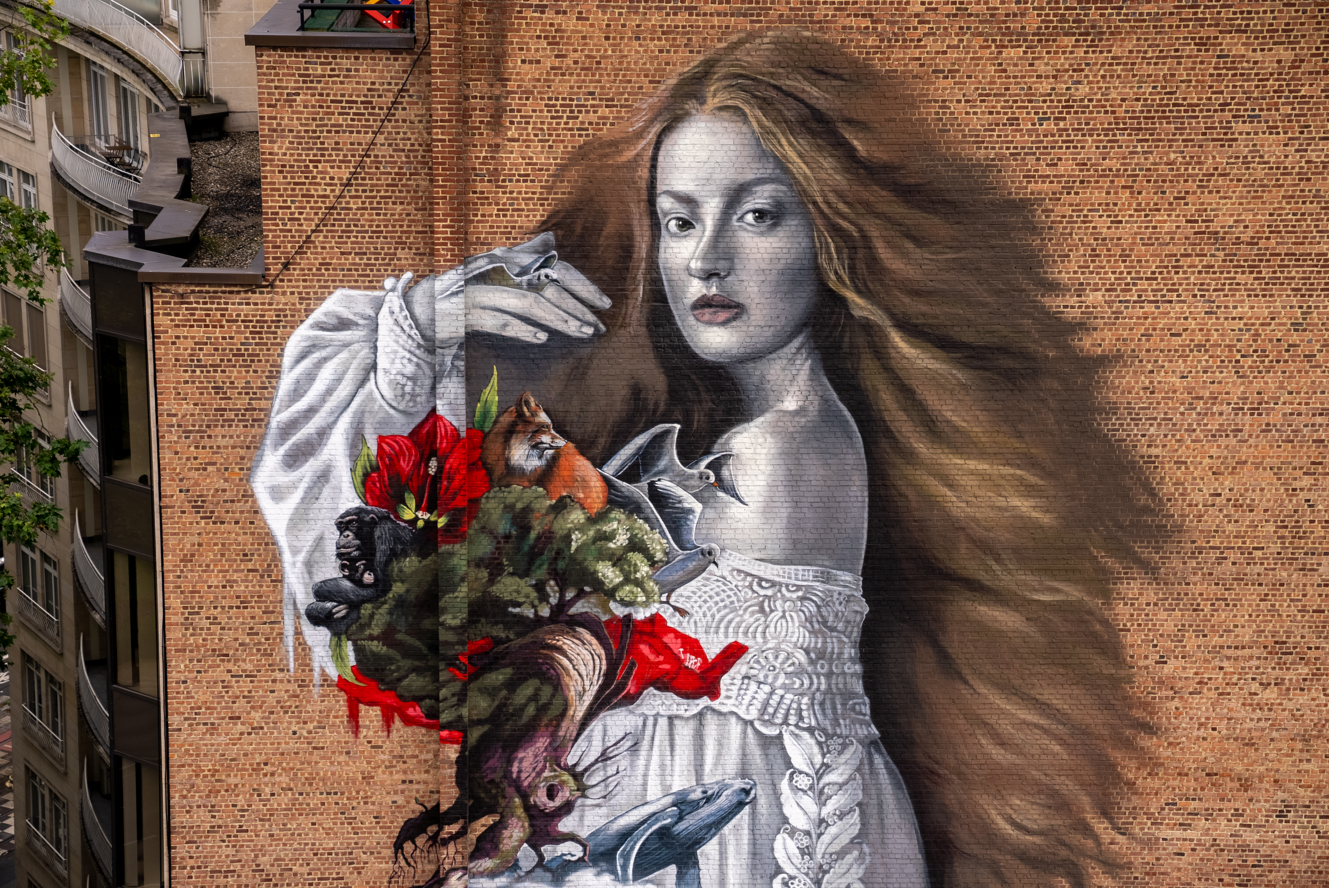 Street Art Mandkind - UN75 - Lola Goce art Street Art Mandkind - UN75 - Lola Goce art
