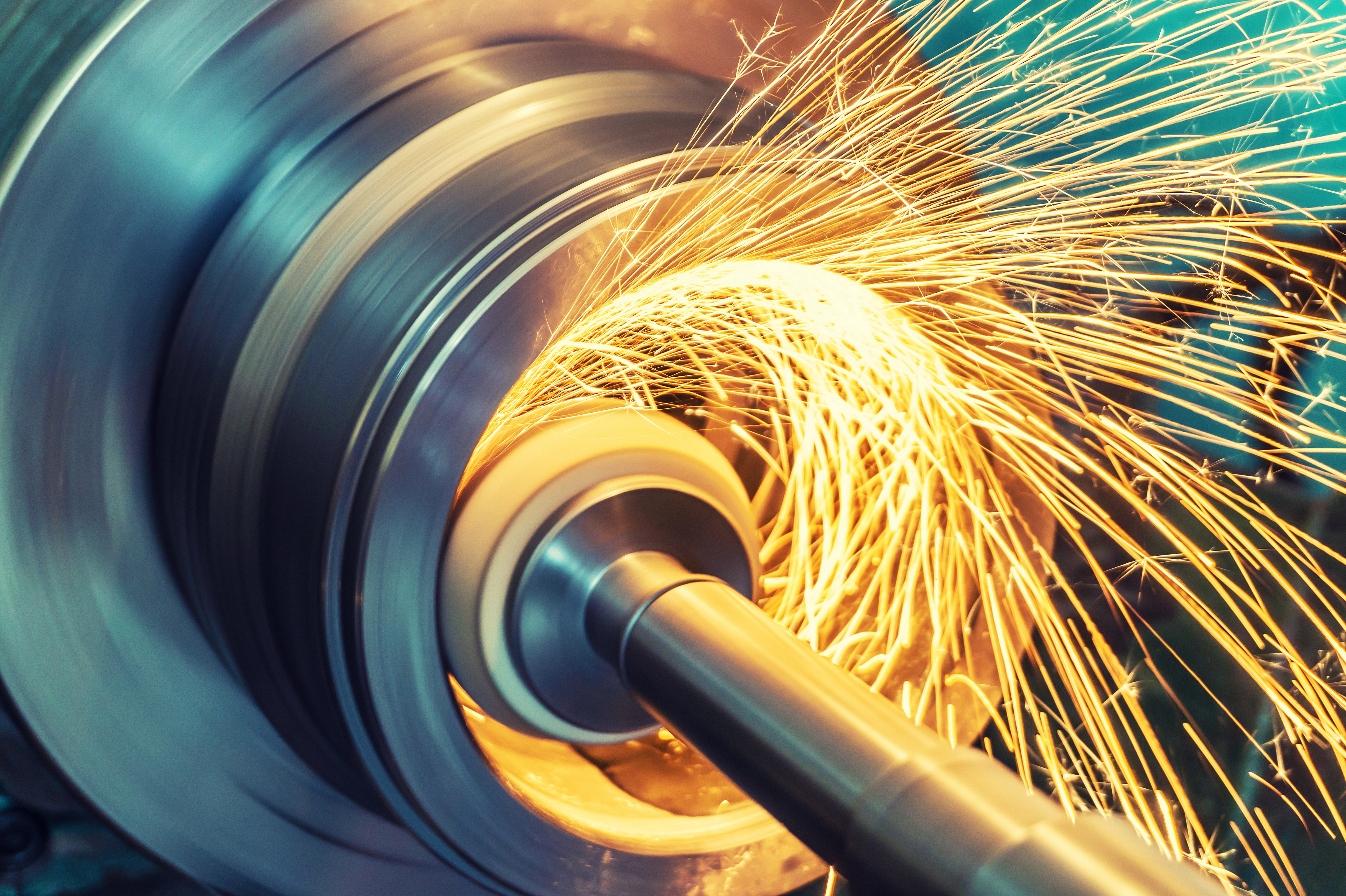 Internal grinding of a cylindrical part with an abrasive wheel on a machine Internal grinding of a cylindrical part with an abrasive wheel on a machine