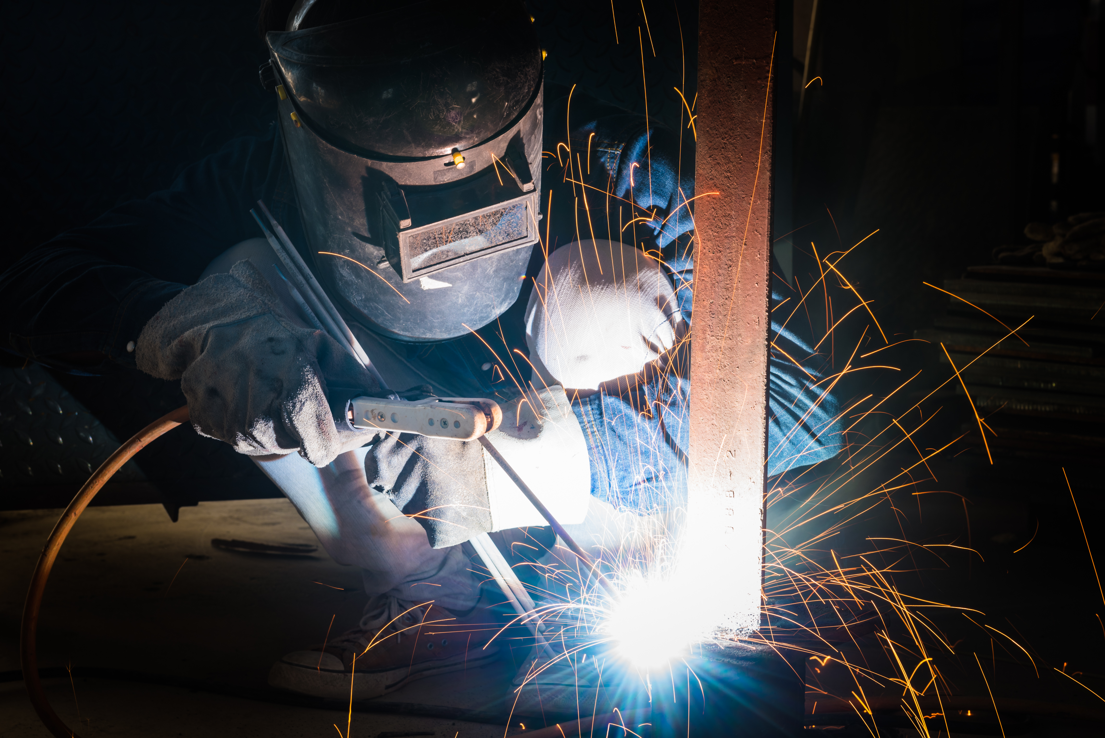 cutting and welding steel metal part cutting and welding steel metal part