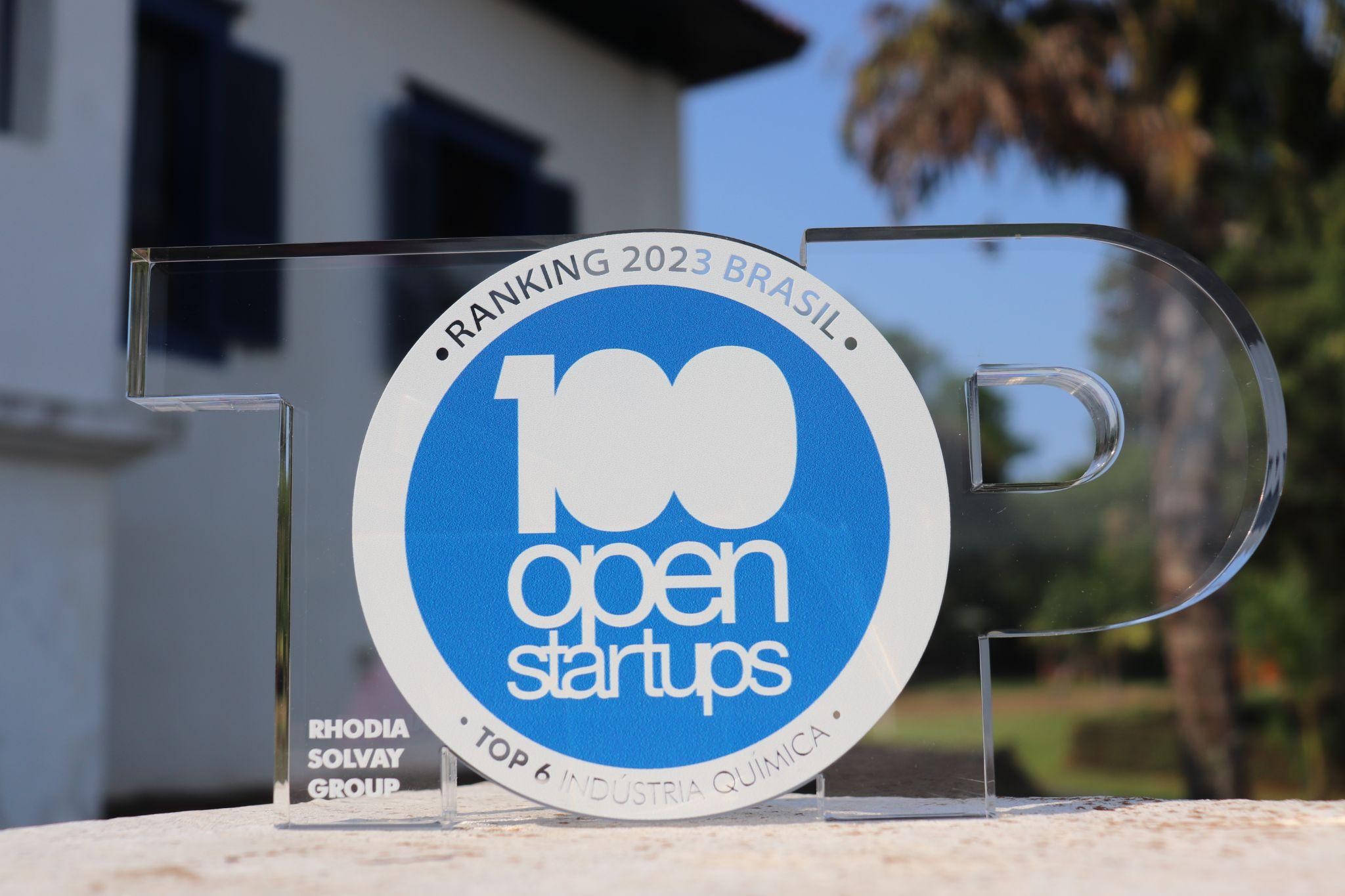 Troféu 100 open startups Troféu 100 open startups