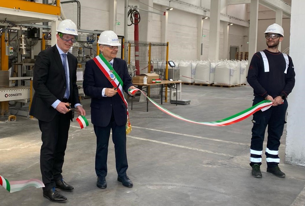 Solvay inaugurates new blowing agent production unit in Rosignano ...