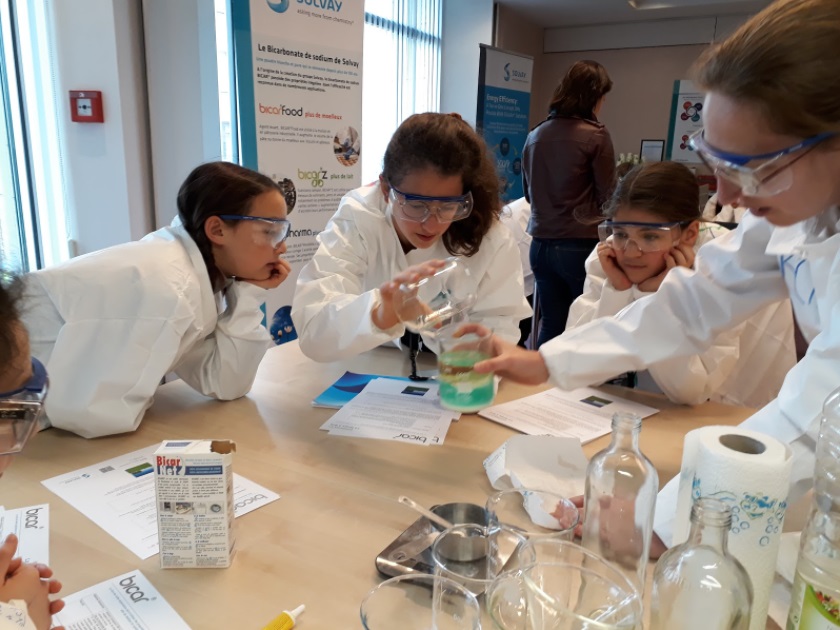 School children attending Solvay Citizen Day School children attending Solvay Citizen Day