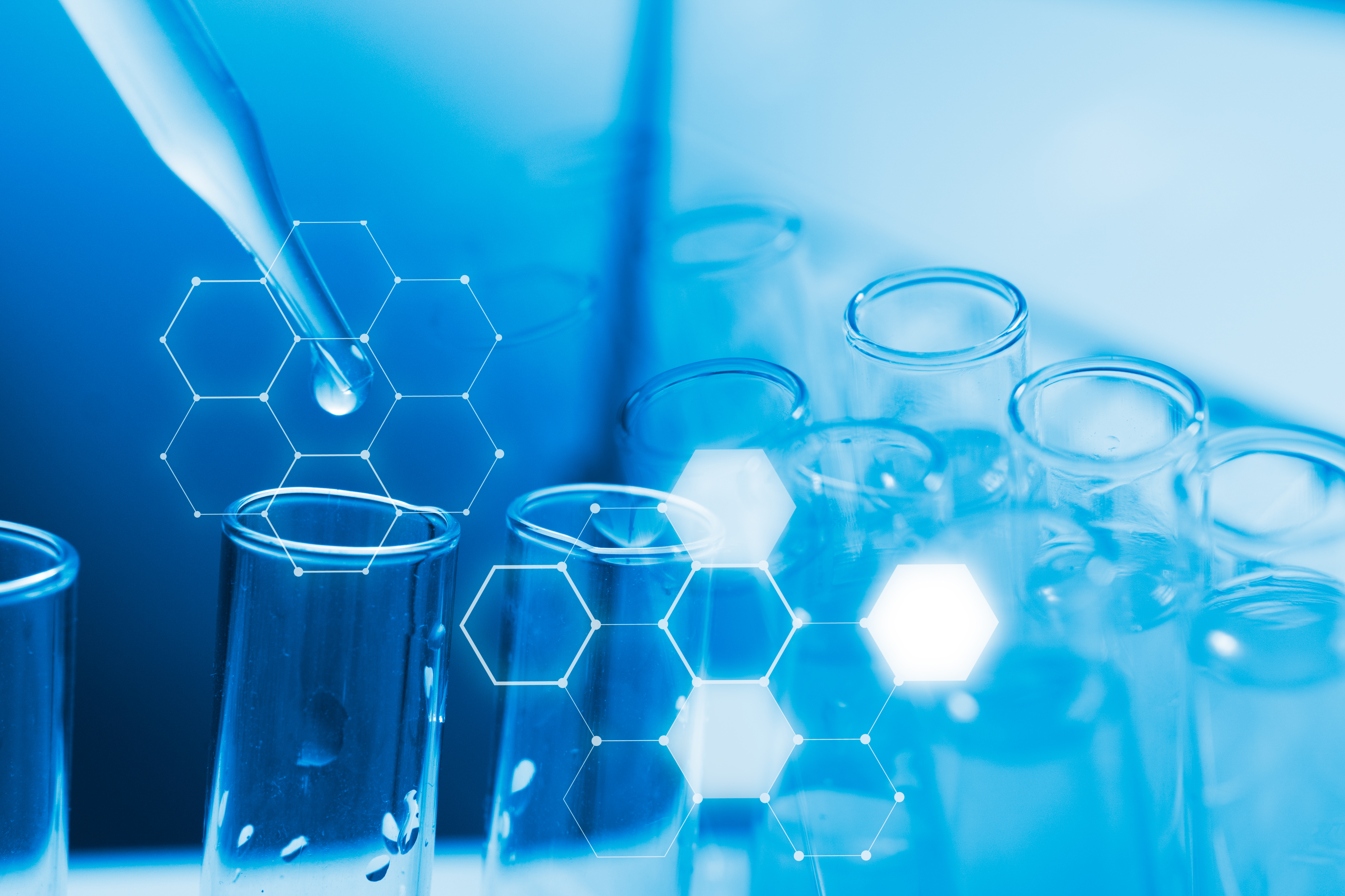 Dropping chemical liquid to test tube Dropping chemical liquid to test tube