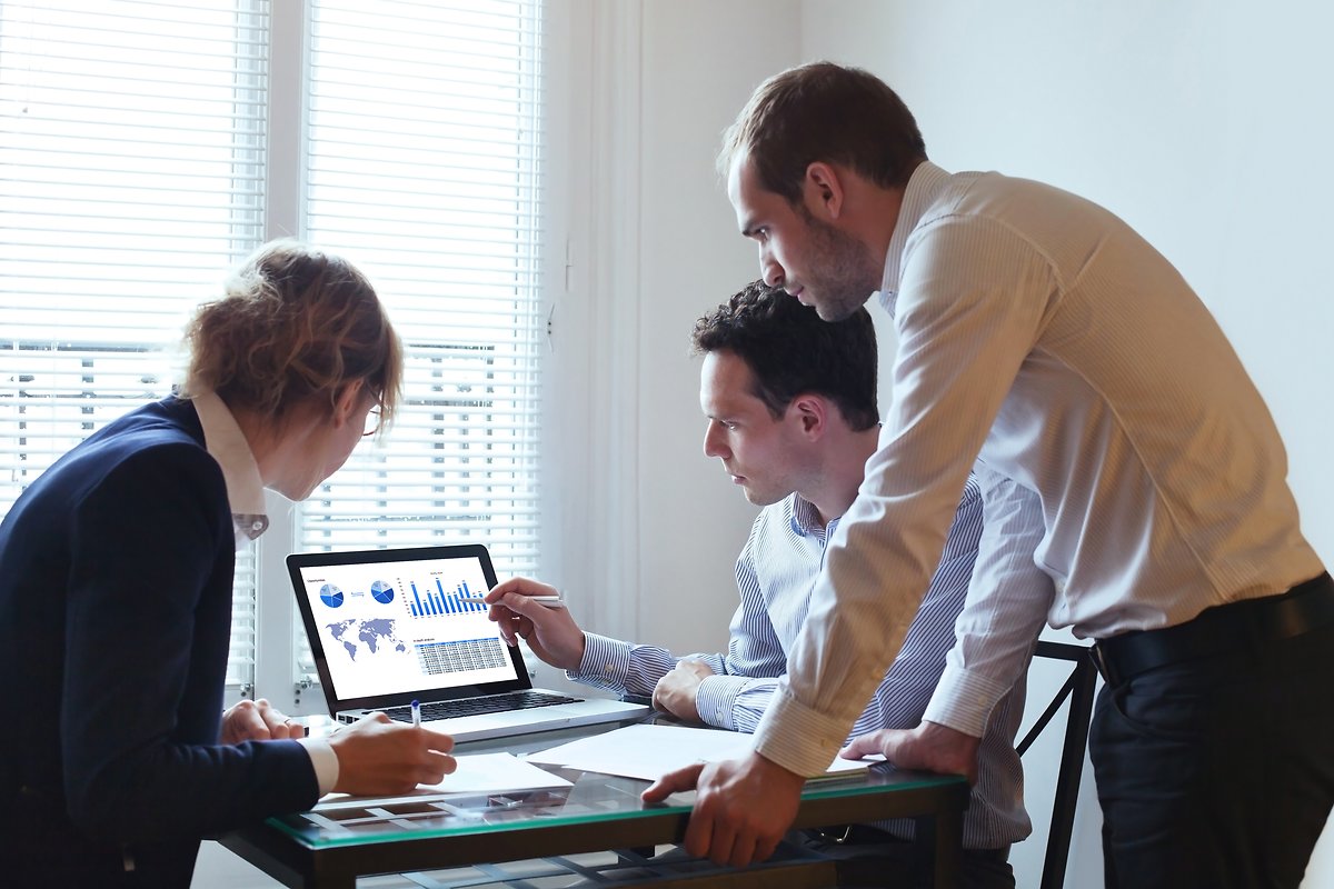People working together in the office