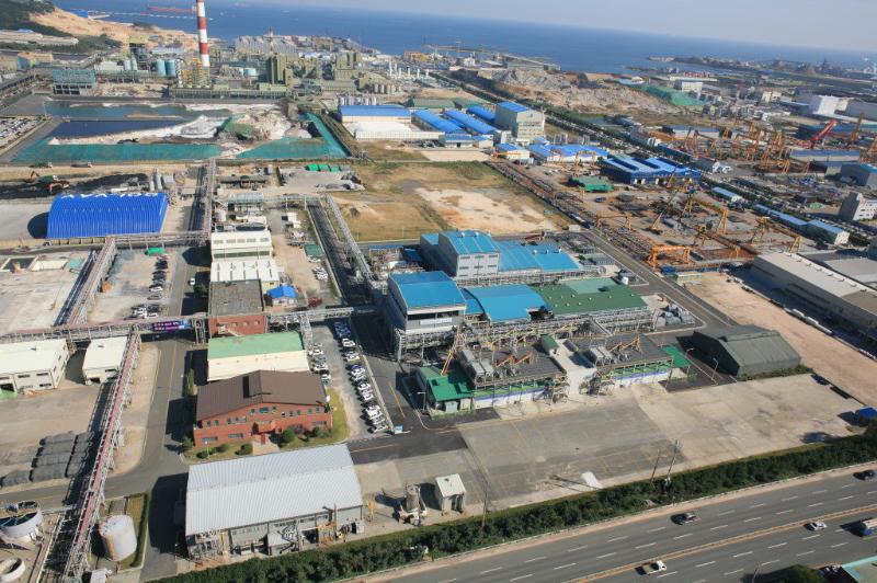 Aerial view of Onsan plant