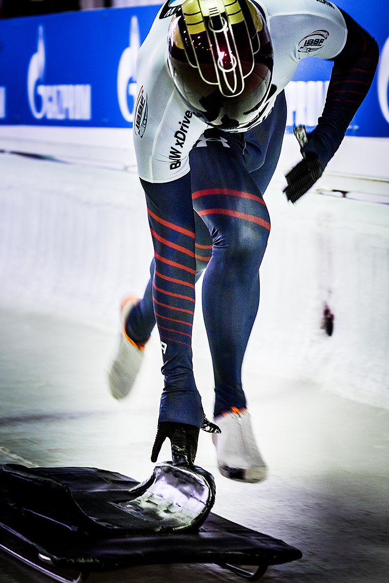 Skeleton competitor