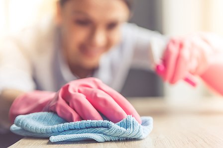 Cleaning home