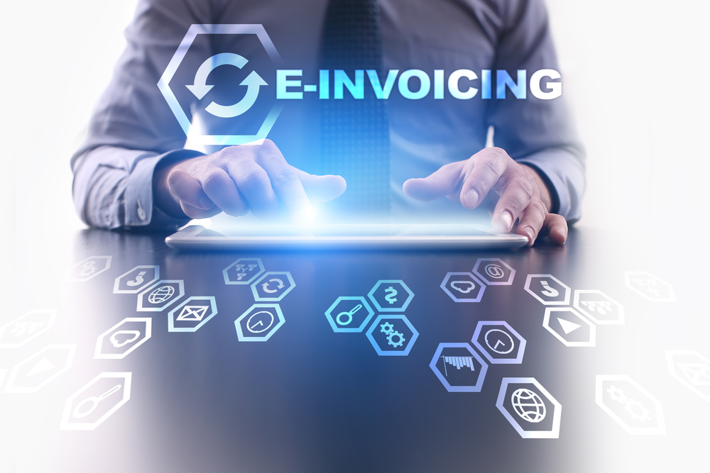 e-invoicing concept e-invoicing concept