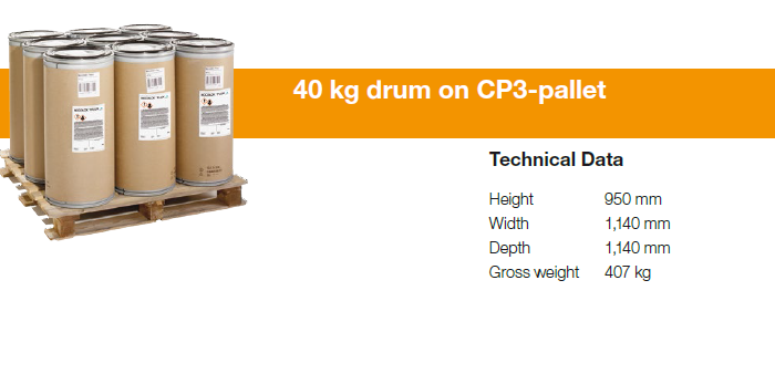 NOCOLOK-packaging-40kg-drum-pallet