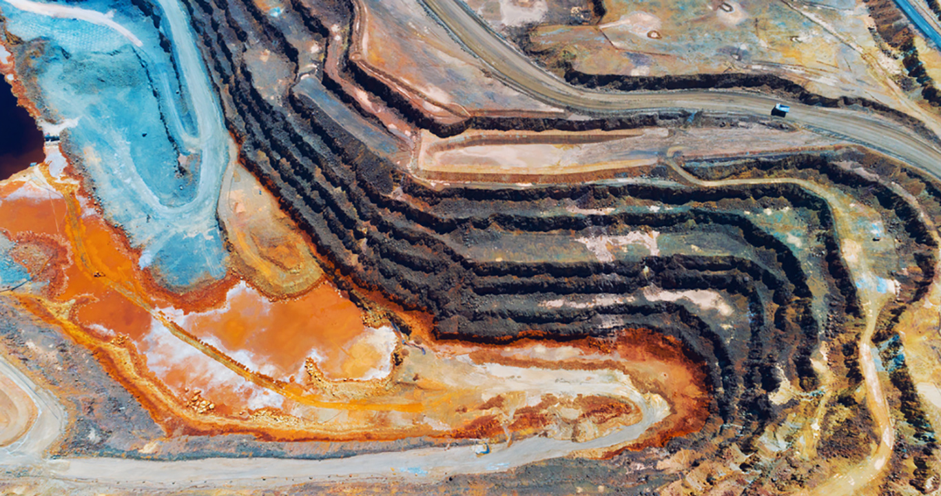 Copper mine open pit Copper mine open pit