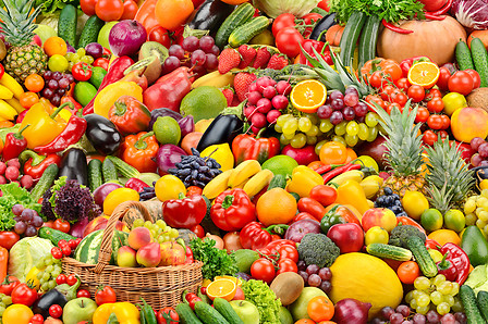 Fruits and vegetables