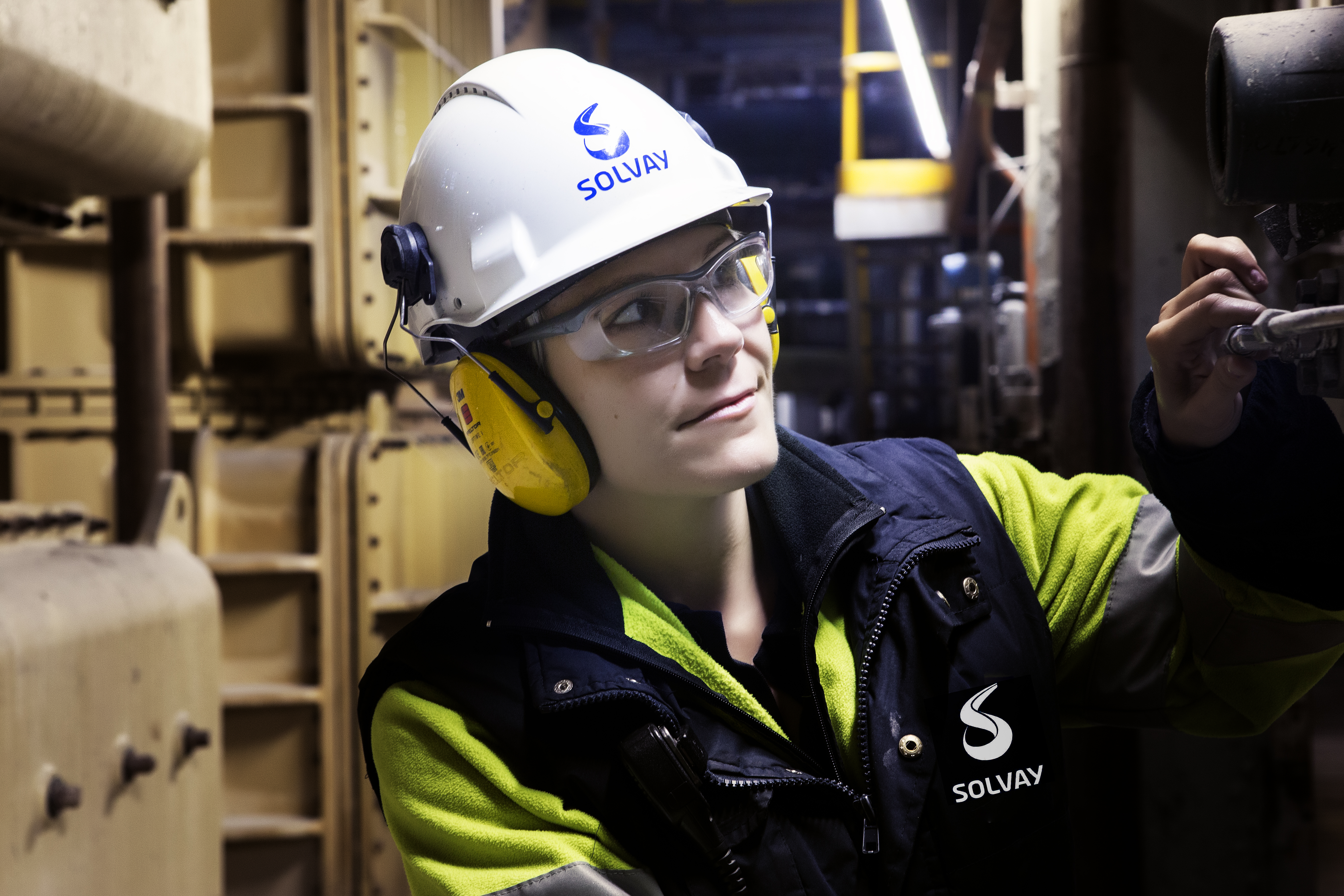 Solvay operator in Torrelavega Plant 2 Solvay operator in Torrelavega Plant 2