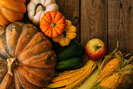 Pumpkins and vegetables - Cibi