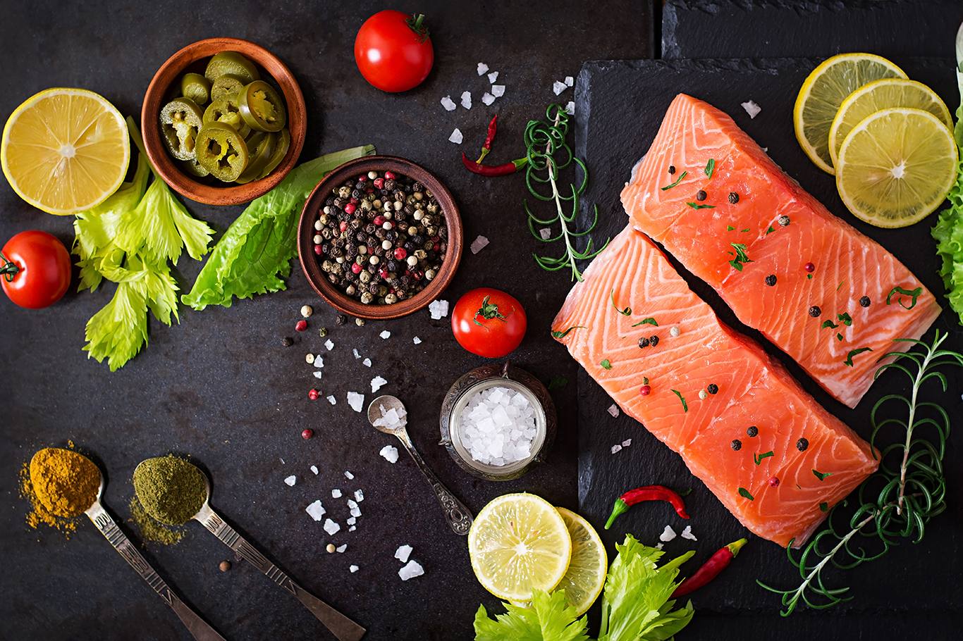 raw-salmon-fillets-with-ingredients raw-salmon-fillets-with-ingredients