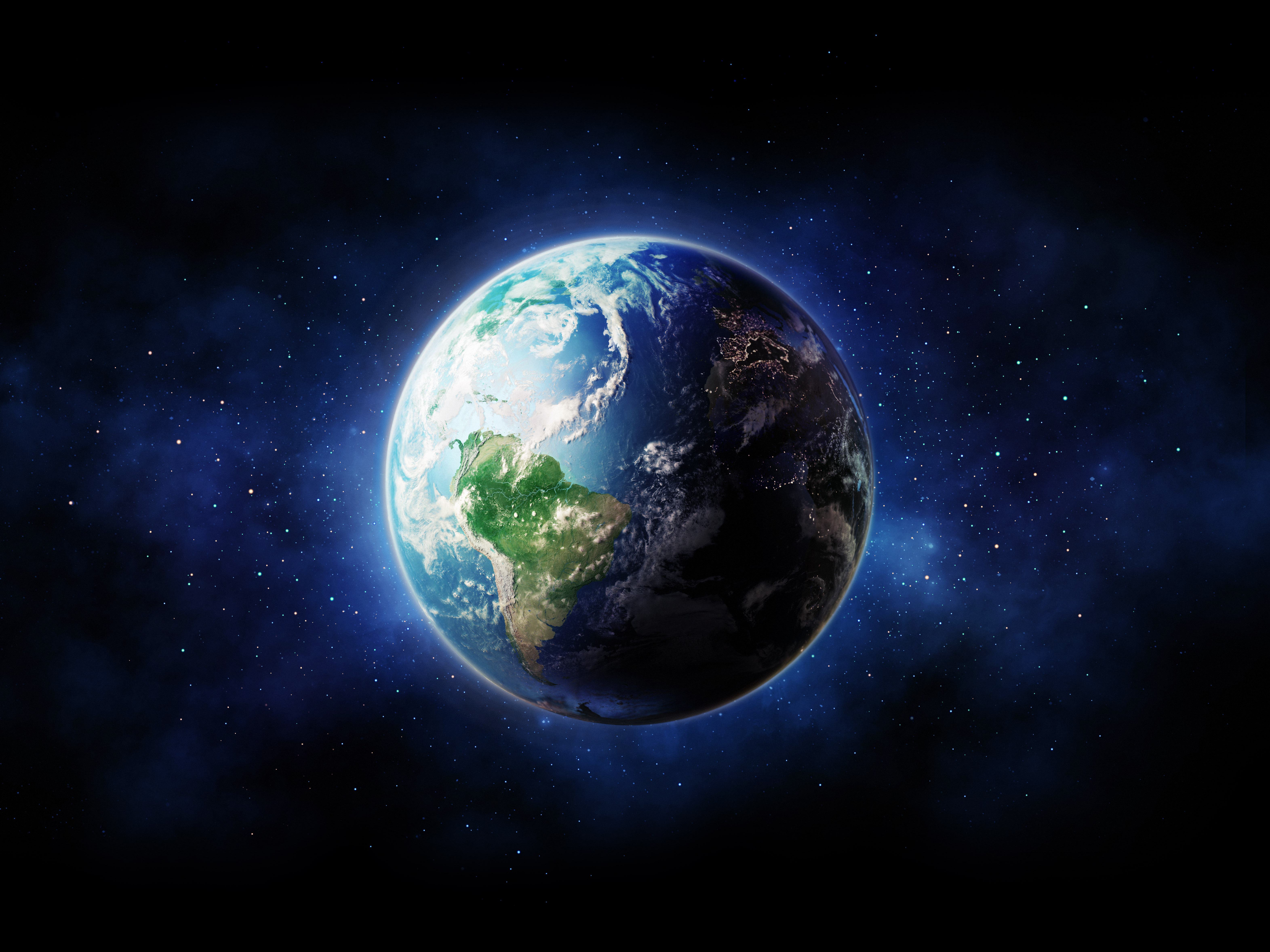 Planet Earth view, World Globe, Space. NASASolvay One Planet Planet Earth view, World Globe, Space. NASASolvay One Planet